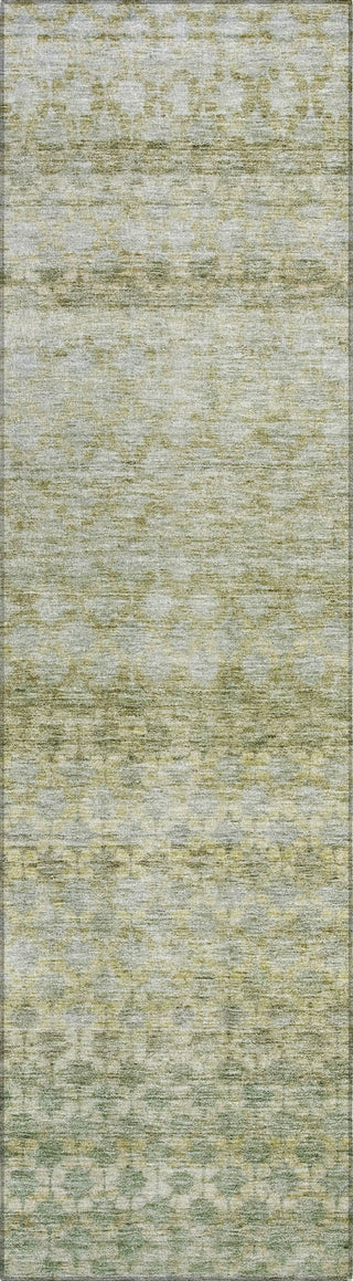 Piper Looms Chantille Stripes ACN1168 Aloe Machine Washable Area Rug Runner Main Image