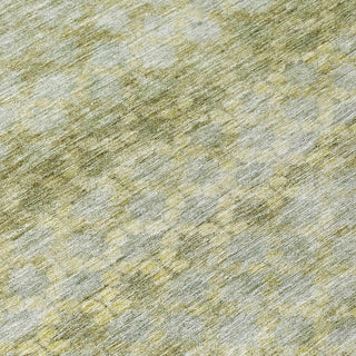 Piper Looms Chantille Stripes ACN1168 Aloe Machine Washable Area Rug Swatch Image