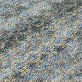 Piper Looms Chantille Stripes ACN1168 Blue Machine Washable Area Rug Swatch Image