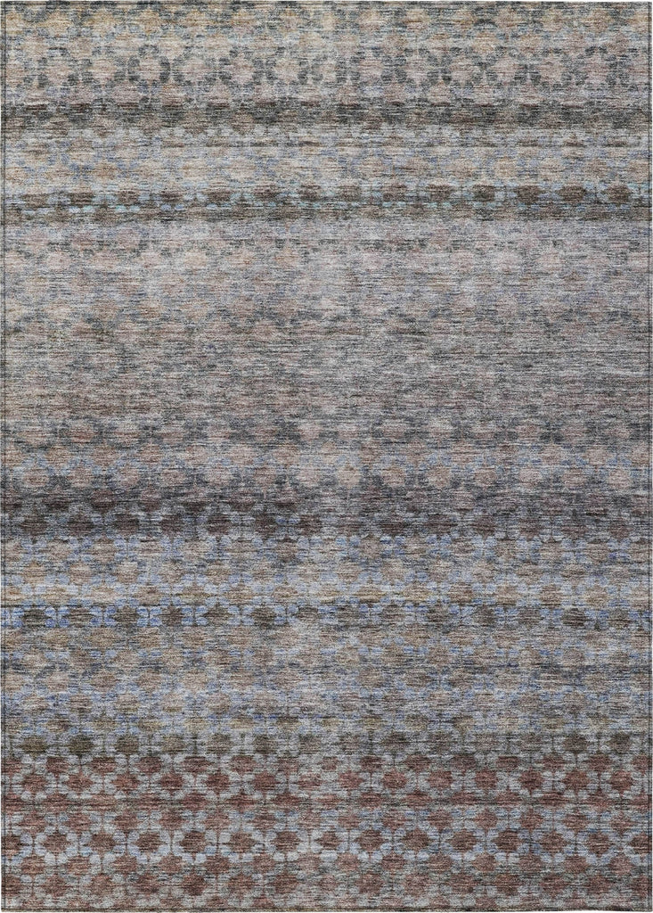 Piper Looms Chantille Stripes ACN1168 Brown Machine Washable Area Rug main image