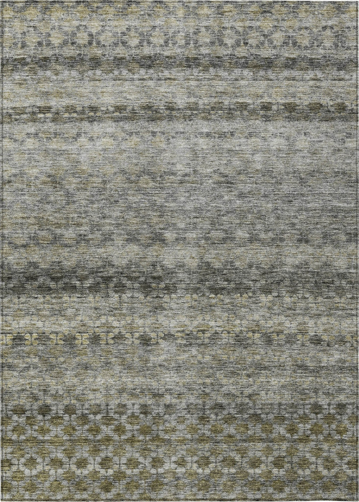 Piper Looms Chantille Stripes ACN1168 Pewter Machine Washable Area Rug main image