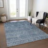 Piper Looms Chantille Global ACN1170 Blue Machine Washable Area Rug Lifestyle Image Feature