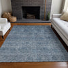 Piper Looms Chantille Global ACN1170 Blue Machine Washable Area Rug Lifestyle Image Feature