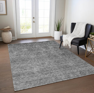 Piper Looms Chantille Global ACN1170 Gray Machine Washable Area Rug Lifestyle Image Feature