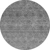 Piper Looms Chantille Global ACN1170 Gray Machine Washable Area Rug Round Main Image