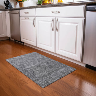 Piper Looms Chantille Global ACN1170 Gray Machine Washable Area Rug Scatter Lifestyle Image Feature