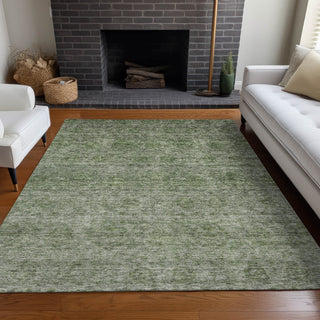 Piper Looms Chantille Global ACN1170 Olive Machine Washable Area Rug Lifestyle Image Feature