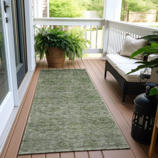 Piper Looms Chantille Global ACN1170 Olive Machine Washable Area Rug Runner Outdoor Lifestyle Image Feature