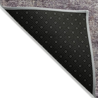 Piper Looms Chantille Global ACN1172 Plum Machine Washable Area Rug Backing Image