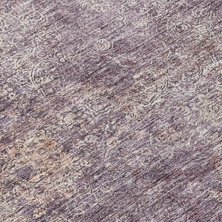 Piper Looms Chantille Global ACN1172 Plum Machine Washable Area Rug Swatch Image