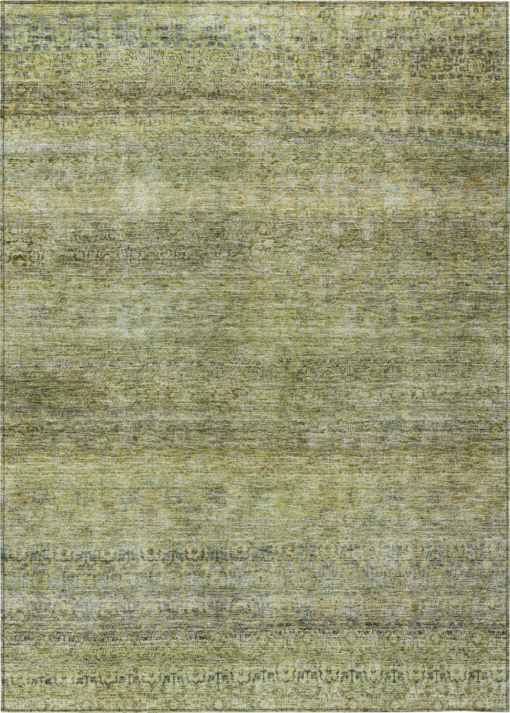 Piper Looms Chantille Stripes ACN1174 Aloe Machine Washable Area Rug main image