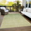 Piper Looms Chantille Geometric ACN1175 Aloe Machine Washable Area Rug Outdoor Lifestyle Image Feature