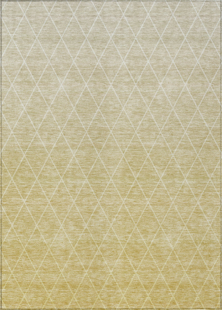 Piper Looms Chantille Geometric ACN1175 Wheat Machine Washable Area Rug main image