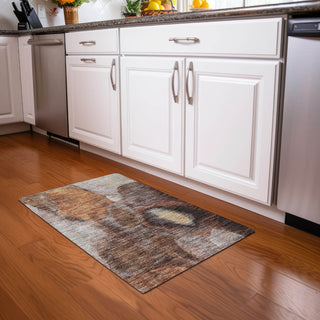 Piper Looms Chantille Modern ACN1177 Coffee Machine Washable Area Rug Scatter Lifestyle Image Feature