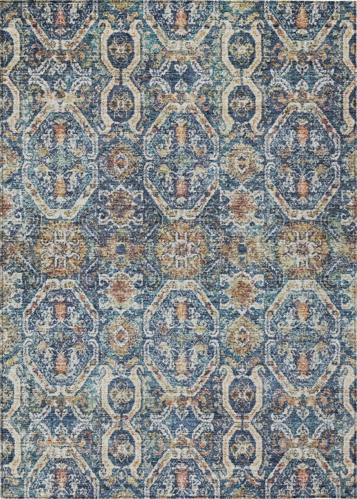 Piper Looms Chantille Global ACN1181 Denim Machine Washable Area Rug main image