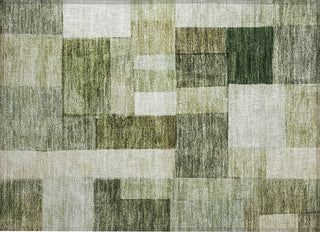 Piper Looms Chantille Squares ACN1190 Sage Machine Washable Area Rug Scatter Main Image