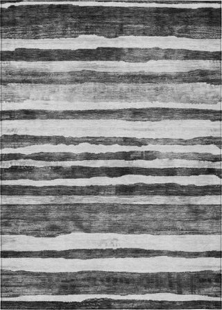 Piper Looms Chantille Stripes ACN1191 Charcoal Machine Washable Area Rug main image
