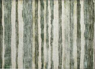 Piper Looms Chantille Stripes ACN1191 Sage Machine Washable Area Rug Scatter Main Image