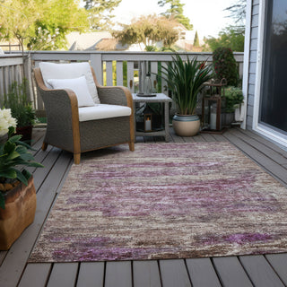 Piper Looms Chantille Abstract ACN1196 Blush Machine Washable Area Rug Outdoor Lifestyle Image Feature