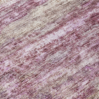 Piper Looms Chantille Abstract ACN1196 Blush Machine Washable Area Rug Swatch Image