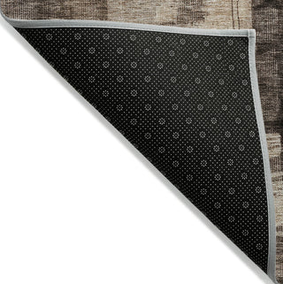 Piper Looms Chantille Abstract ACN1202 Brown Machine Washable Area Rug Backing Image