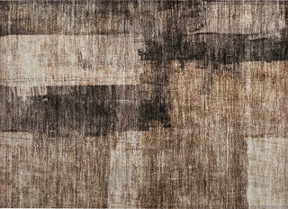 Piper Looms Chantille Abstract ACN1202 Brown Machine Washable Area Rug Scatter Main Image