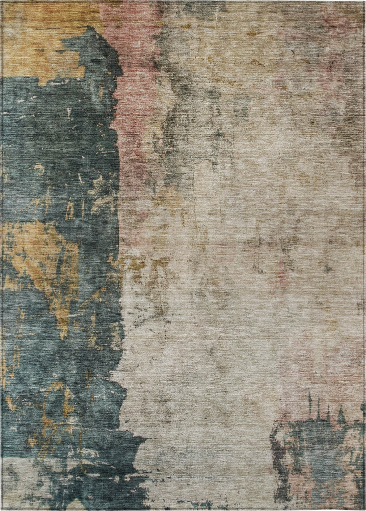 Piper Looms Chantille Abstract ACN1207 Taupe Machine Washable Area Rug main image