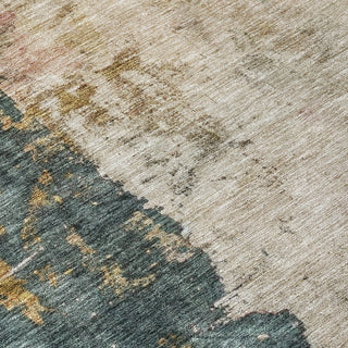 Piper Looms Chantille Abstract ACN1207 Taupe Machine Washable Area Rug Swatch Image