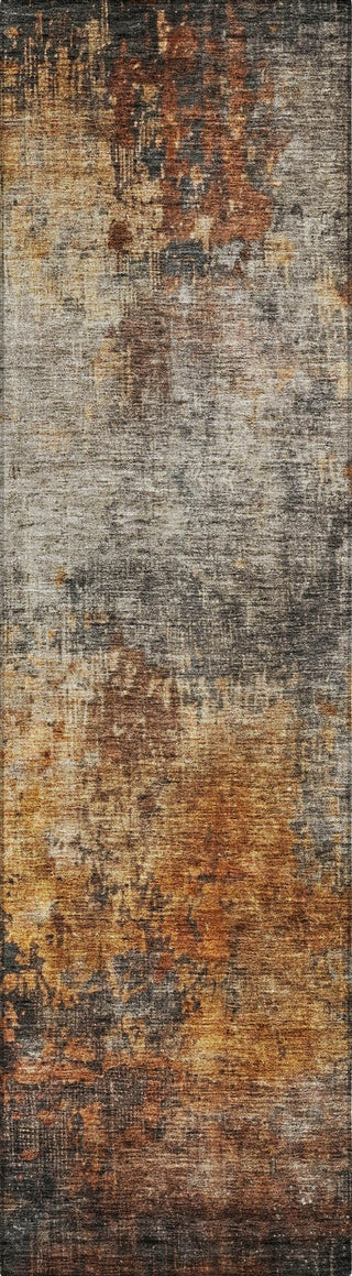 Piper Looms Chantille Abstract ACN1210 Paprika Machine Washable Area Rug Runner Main Image