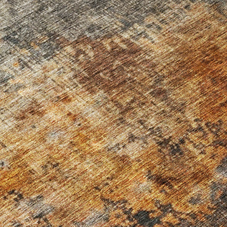 Piper Looms Chantille Abstract ACN1210 Paprika Machine Washable Area Rug Swatch Image