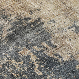 Piper Looms Chantille Abstract ACN1212 Khaki Machine Washable Area Rug Swatch Image