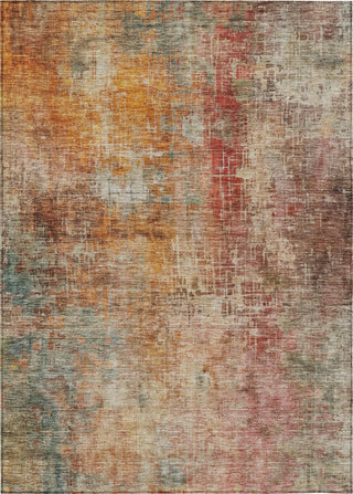 Piper Looms Chantille Abstract ACN1213 Tan Machine Washable Area Rug main image