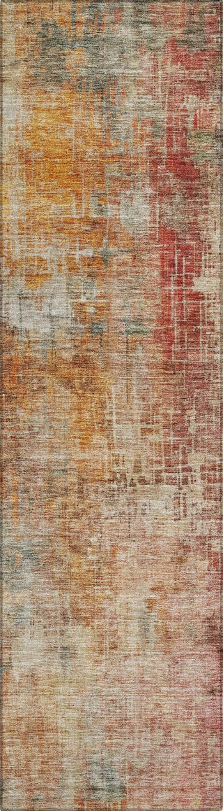 Piper Looms Chantille Abstract ACN1213 Tan Machine Washable Area Rug Runner Main Image