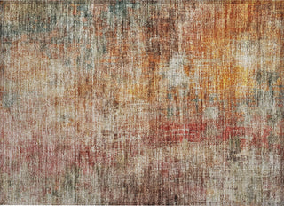 Piper Looms Chantille Abstract ACN1213 Tan Machine Washable Area Rug Scatter Main Image