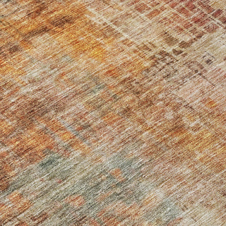 Piper Looms Chantille Abstract ACN1213 Tan Machine Washable Area Rug Swatch Image