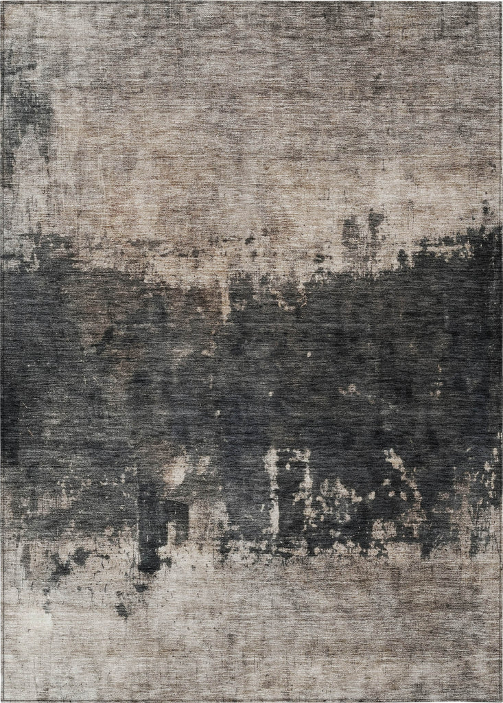 Piper Looms Chantille Abstract ACN1215 Taupe Machine Washable Area Rug main image