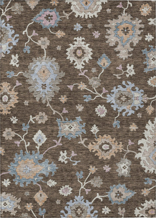Piper Looms Chantille Global ACN1218 Chocolate Machine Washable Area Rug main image