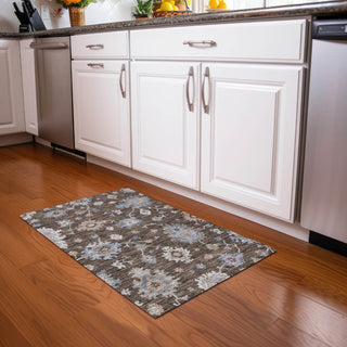 Piper Looms Chantille Global ACN1218 Chocolate Machine Washable Area Rug Scatter Lifestyle Image Feature