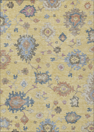 Piper Looms Chantille Global ACN1218 Gold Machine Washable Area Rug main image