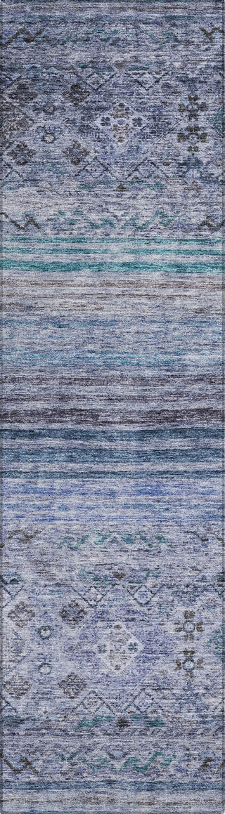 Piper Looms Chantille Global ACN1219 Blue Machine Washable Area Rug Runner Main Image