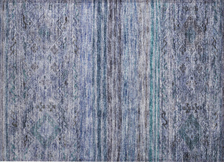 Piper Looms Chantille Global ACN1219 Blue Machine Washable Area Rug Scatter Main Image