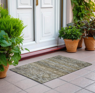 Piper Looms Chantille Global ACN1219 Brown Machine Washable Area Rug Scatter Outdoor Lifestyle Image Feature