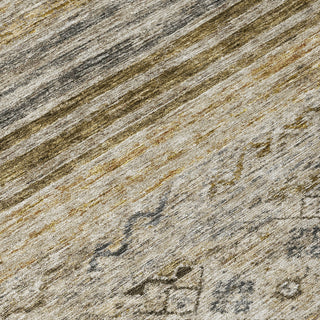 Piper Looms Chantille Global ACN1219 Brown Machine Washable Area Rug Swatch Image