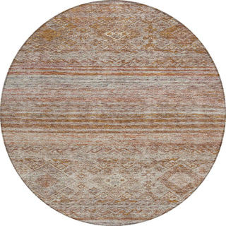 Piper Looms Chantille Global ACN1219 Copper Machine Washable Area Rug Round Main Image