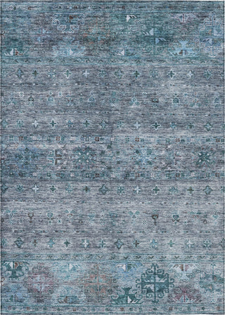 Piper Looms Chantille Global ACN1220 Blue Machine Washable Area Rug main image