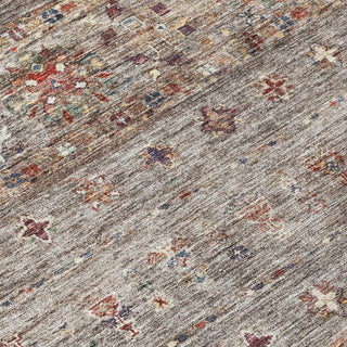 Piper Looms Chantille Global ACN1220 Gray Machine Washable Area Rug Swatch Image