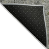 Piper Looms Chantille Global ACN1220 Pewter Machine Washable Area Rug Backing Image
