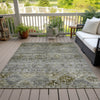 Piper Looms Chantille Global ACN1220 Pewter Machine Washable Area Rug Outdoor Lifestyle Image Feature