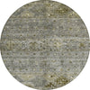 Piper Looms Chantille Global ACN1220 Pewter Machine Washable Area Rug Round Main Image