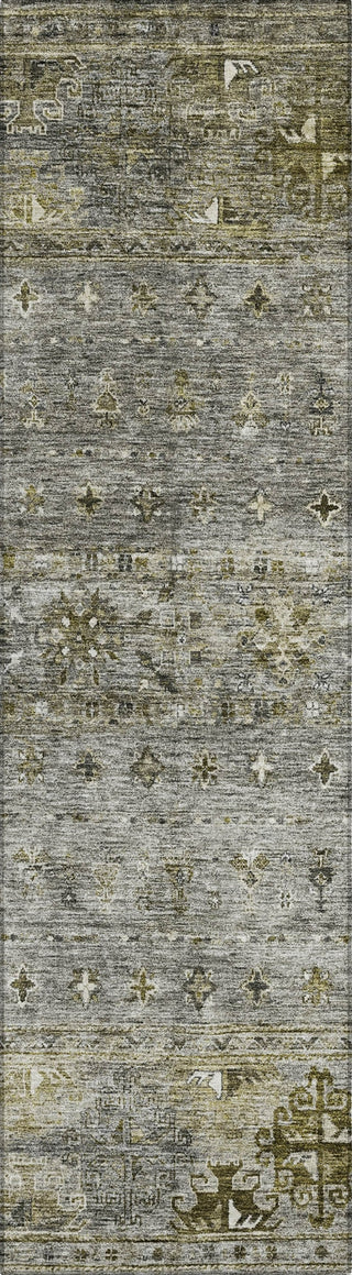 Piper Looms Chantille Global ACN1220 Pewter Machine Washable Area Rug Runner Main Image